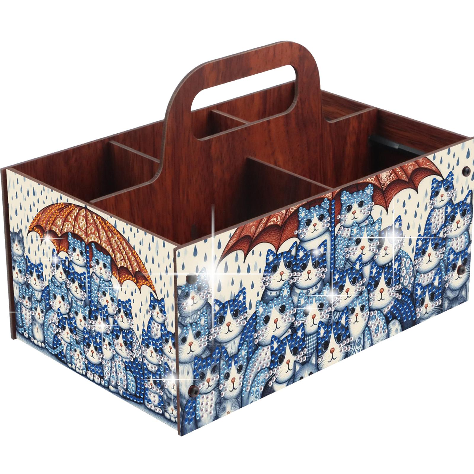 

DIY Diamond Painting Storage Box Diamond Painting Kit Home Snack and Cosmetics Stationery Storage Table Top Art Decoration Gifts