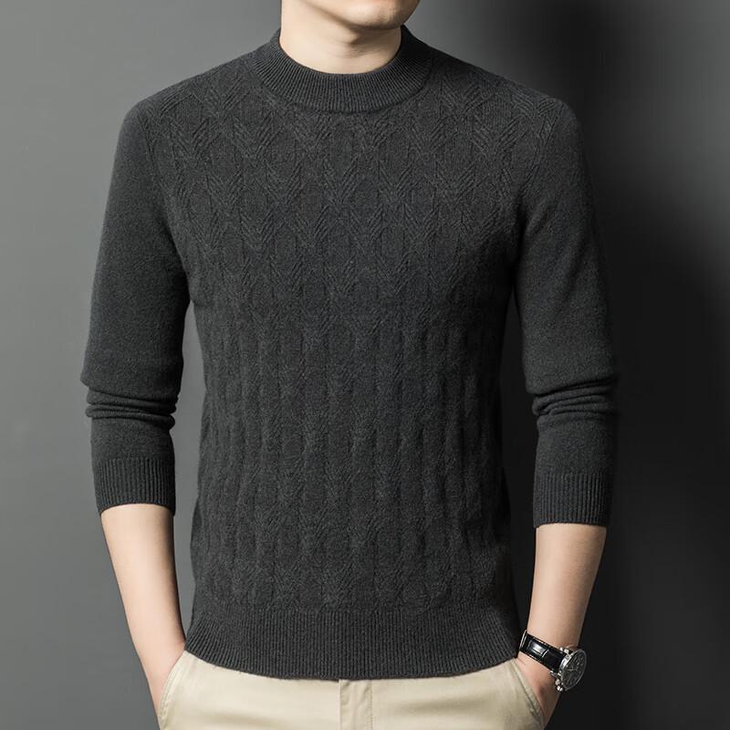 Firstview Men's Thickened 9-Gauge Wool Sweater