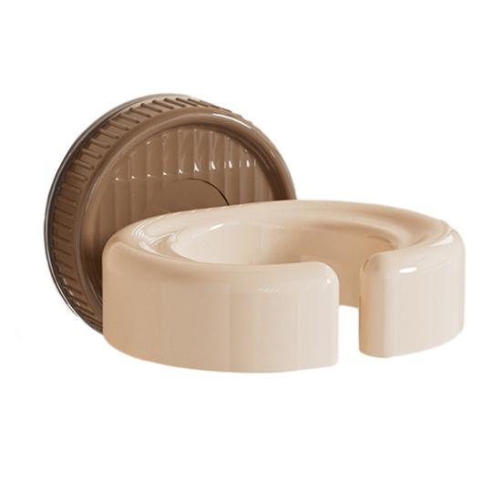 Stojak do przechowywania suszarki do włosów Montaż na przyssawkę Bez wiercenia Otwór w kształcie litery C Duża nośność Stojak na suszarkę do włosów Organizer łazienkowy