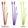 4Pcs/Set Heat-resistant Mini Silicone Spatula Set Long Handle Easy To Clean Cosmetic Jar Scraper Safe Food Grade