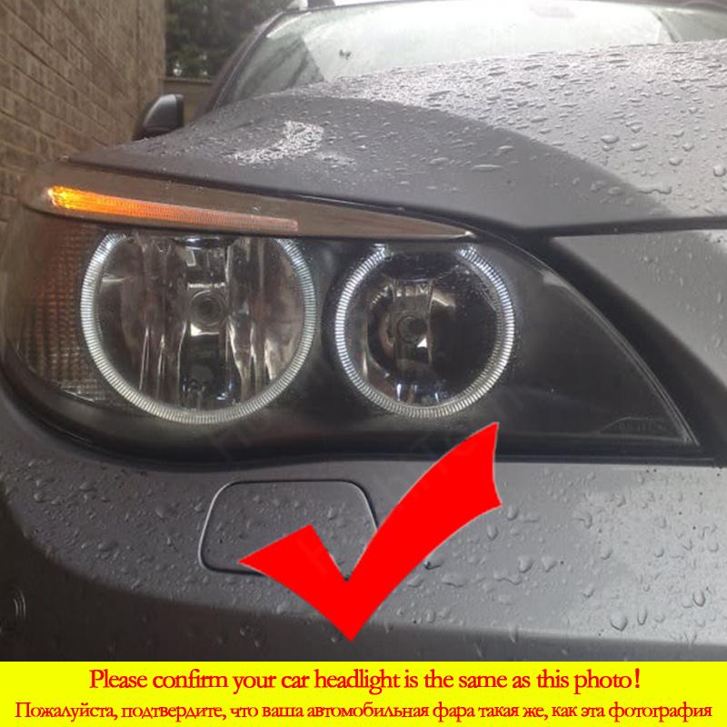 SMD Cotton Light LED Angel Eyes White and Yellow DRL Kit For BMW E60 E61 520i 525i 530i 540i 545i 550i M5 Pre LCI 2003 2004-2007