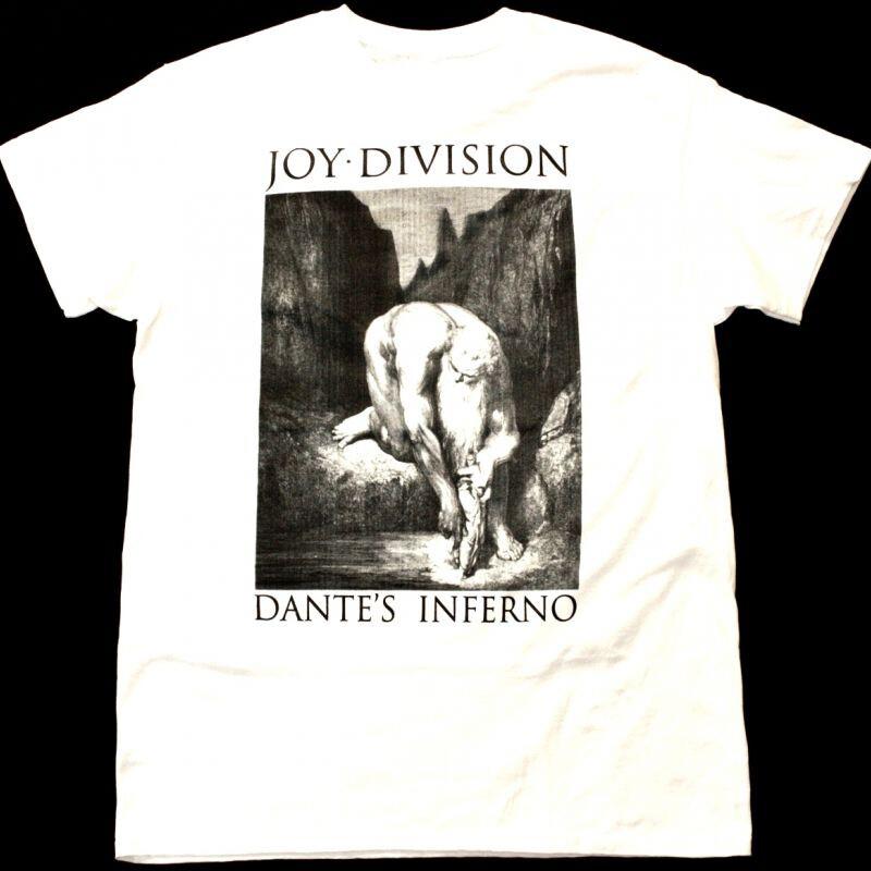 JOY DIVISION БОЖЕСТВЕННАЯ КОМЕДИЯ ДАНТЕ Хлопок Белый Все размеры Унисекс Рубашка KN116 Унисекс Футболка L