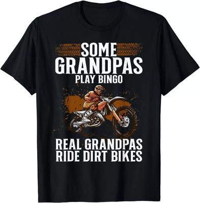 Cool Dirt Bike Art For Grandpa Men Motocross Dirtbike Stunt Gift Unisex T-Shirt