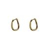 2023 Irregular Circle Earrings: Women's Simple Light Luxury Niche Stud Hoops