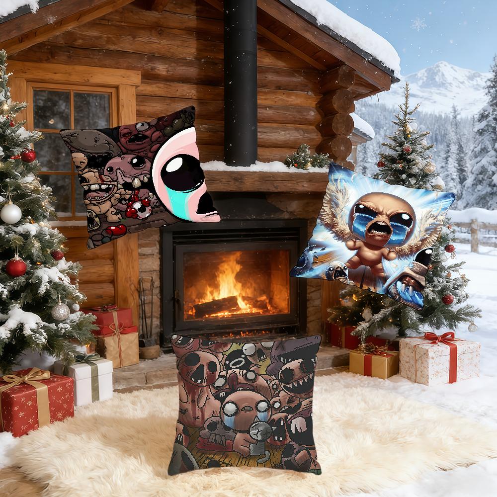 Game T-The B-Binding of Isaac Cushion Cover Home Office Birthday Anniversary Gifts Soft Skin Friendly Cushion Cover