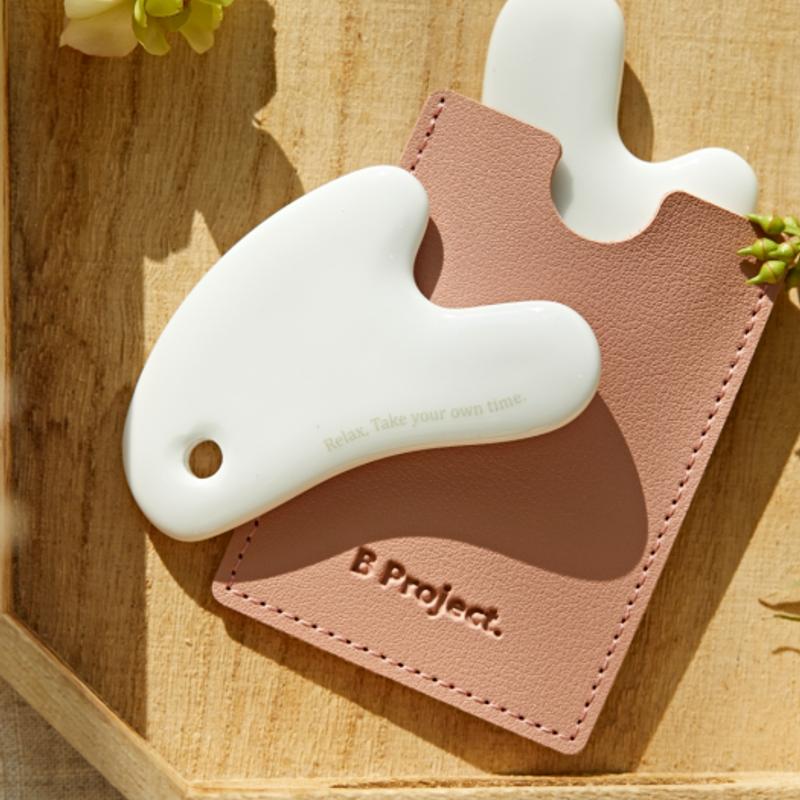 Rahatlatıcı Masaj Aleti Guasha (Lenfatik Dolaşım Yönetimi)