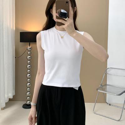 Women's Sleeveless Slimming Camisole – Mid-Neck Summer Tank Top