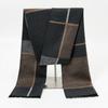 Luxury Winter Man Scarf Plaid Shawl Warm Autumn Cashmere Handkerchief Soft Outdoor Muffler Bufanda Solid Man Scarf