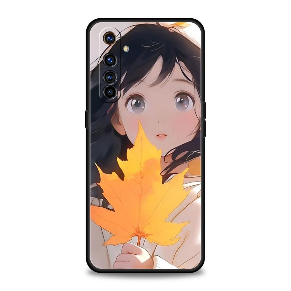 Cute Boy Girl Couple Phone Case For Realme 12 11 10 4G 9 8 5G 7 6 GT5 GT3 GT2 Pro Plus C21 C11 C25 C35 GT Neo 2 3 3T 5 Cover