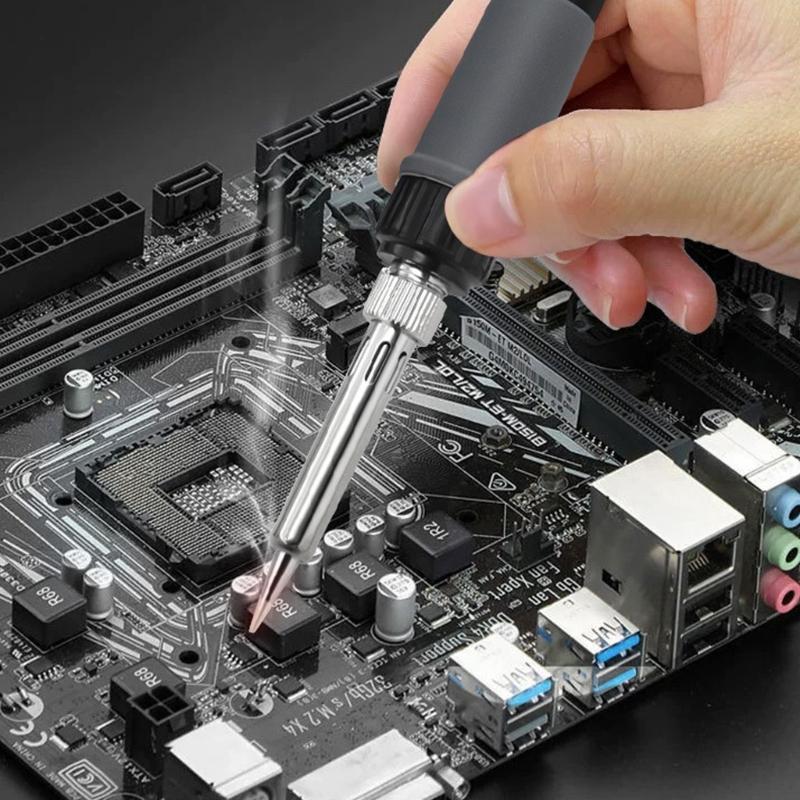 Electric Soldering Iron Welding Tool Ceramic Heater Welding Solder Rework Station Repair Heat Pencil Portable Soldering