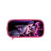 Printed Double-layer Pencil Case Deadpool/ Student Blue Storage Stationery Bag Pencil Bag