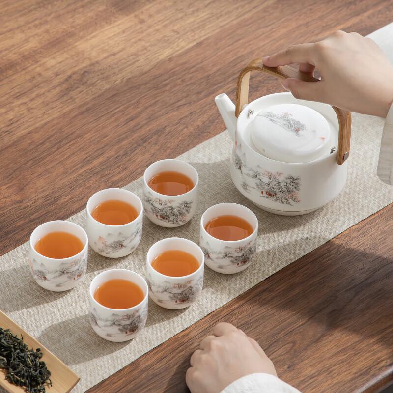 Jinxianyu 'Secluded Valley' Ceramic Gongfu Tea Set
