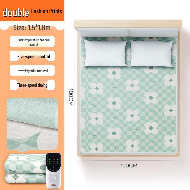 Elektrische Decke von Rainbow: Einzelsteuerung, Temperatur einstellbar, Entfeuchtung, Perfekt für Studentenwohnheime