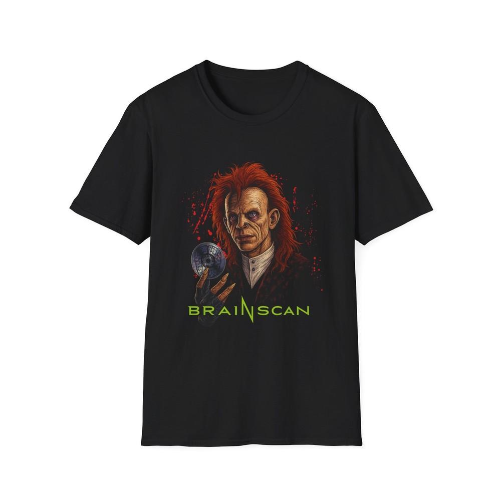 

Brainscan- 90s horror Unisex T-Shirt, Retro Movie Tee, Vintage Graphic Shirt, S