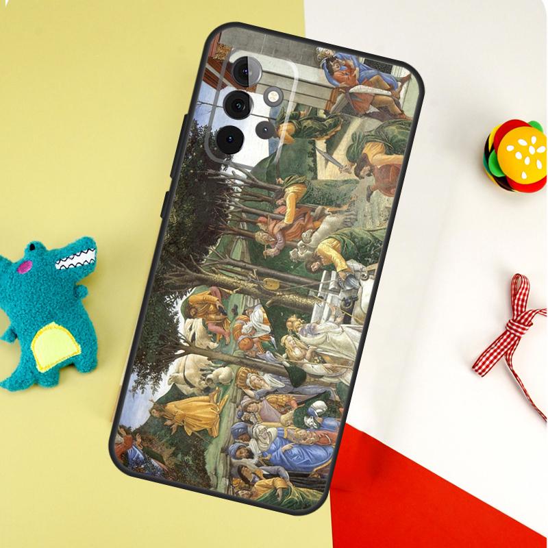 Renaissance Art Paint For Samsung Galaxy A55 A35 A15 A54 A34 A14 A53 A33 A13 A05 A06 A16 A22 A32 A52 Phone Case