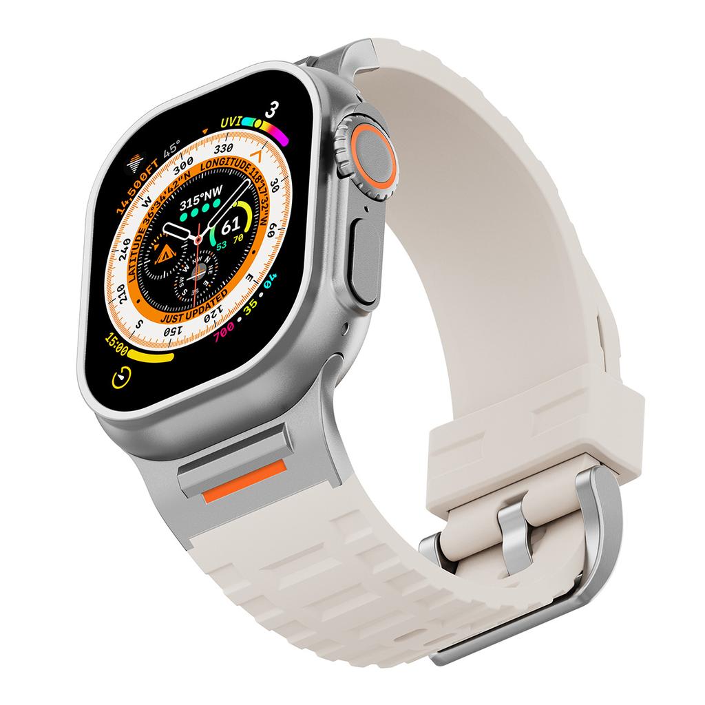 3 Style New Sport Band For Iwatch Ultra 3/2 49mm 42 44 45 46mm Silicone Strap For Apple Watch Series 11 10 9 8 7 6 SE3 Bracelet