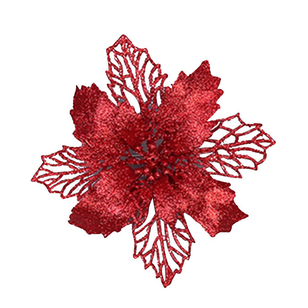 Hollow Flower Tree Hanging Ornament Festival Xmas Window Artificial Flower