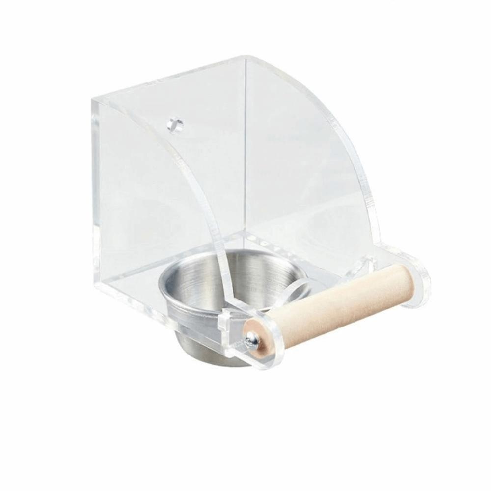 

Anti-Slip Stand Parrot Feeding Bowl Anti-splash Bird Food Container Bird Supplies Single bowl