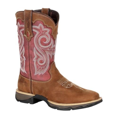Durango Damen/Damen Lady Rebel Pro Vollnarbenleder Cowboy Stiefel