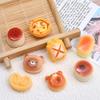 8Pcs Shiny Cartoon Bear Bread Series Resin Flatback Cabochons For Hairpin Scrapbooking Diy Jewelry Craft Decoration Accessories