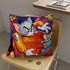 J-Jerrys T-Toms Anime Pillowcase toon Gift Cushion Cover Bedroom Home Sofa Chair Seat Decor pillow case