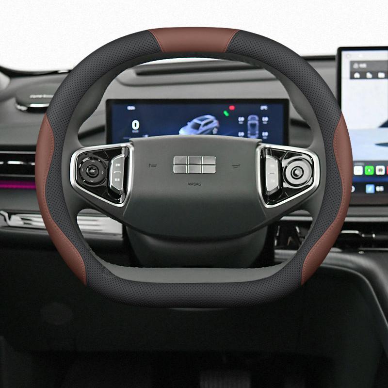 Geely Galaxy E5/E8 Steering Wheel Cover: Anti-Slip, Odor-Free, No Sewing Required
