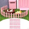 Garden Fence Decoration Crafts Miniature Dollhouse Decor Accessories Micro Scene Model Picket