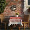 Vintage Skull Metal Wall Art Gothic Decor Round Metal Sign Home Decoration