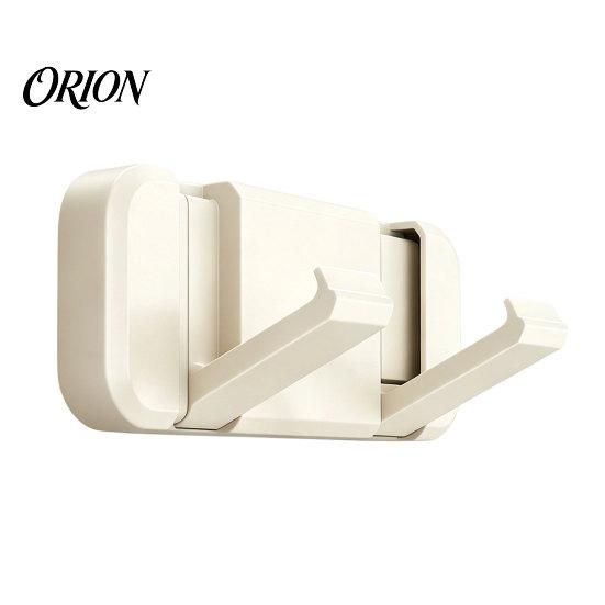 No Drill Wall Hooks Over The Door Hanger Hooks, Foldable Drilling Adhesive Coat Rack, Invisible Space Saving Organizer, for Coats Bags Towels Scarves