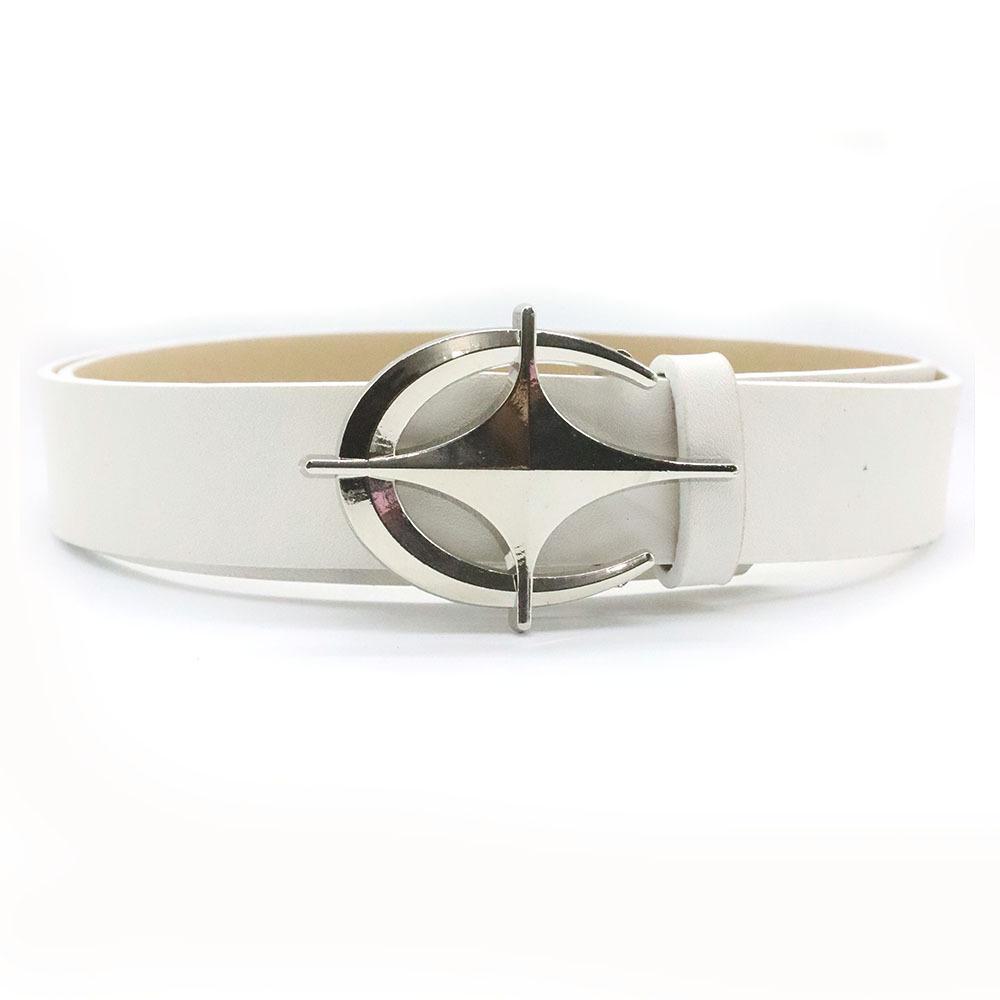 Fashion Crescent Star Buckle Belt for Women - Stylish All-Match Accessory