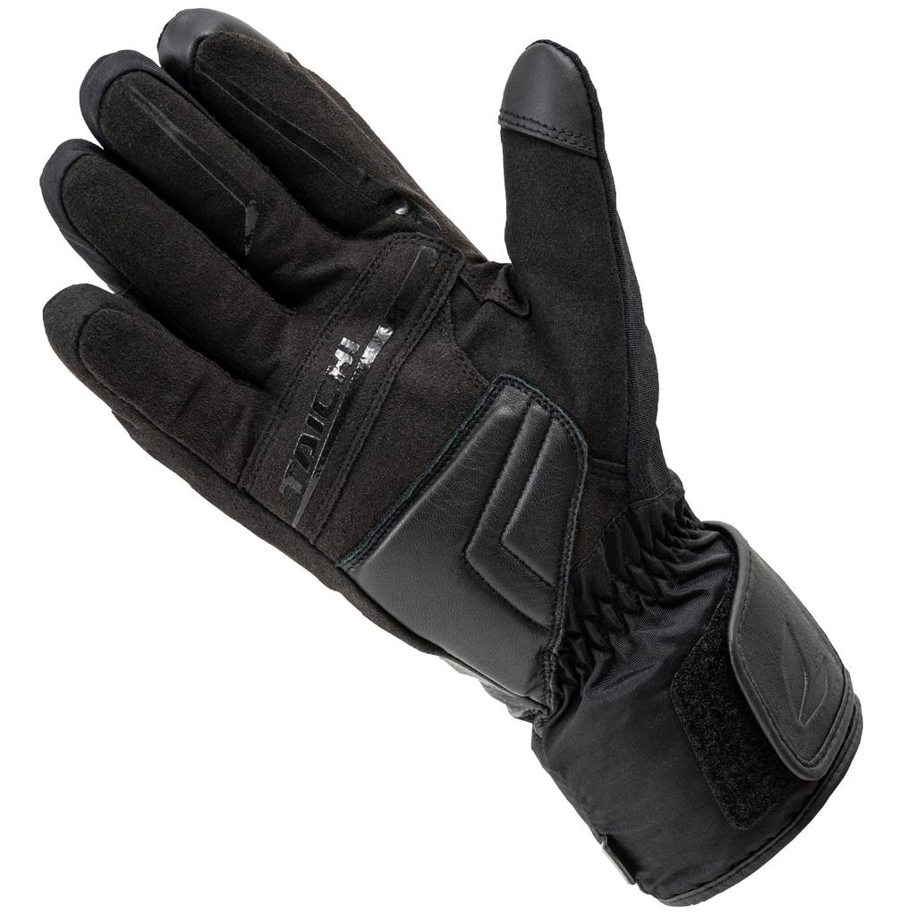RS Taichi Sonic Winter RST626 Size for Motorcycle Cold and Touchscreen with Protector and Long Gloves, Black, L, Riding, Waterproof, Protection,