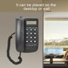 Hotel Business Telephone Extension No Caller ID Home Phone For Hotel Family(Black)