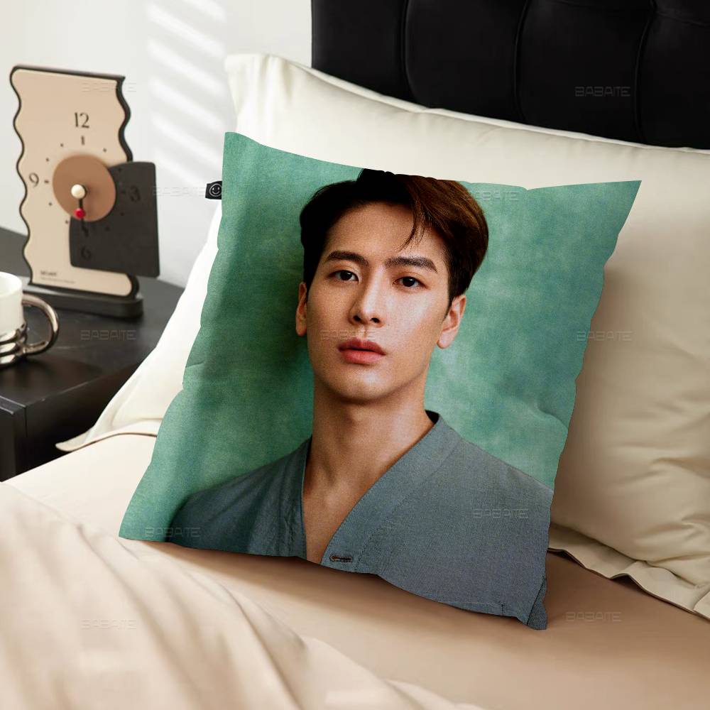Chinese Star J-Jackson Wang Personalized Pillow Cover Kids Bedroom Wild Party Decor Pillowcase kid Birthday shower Gift
