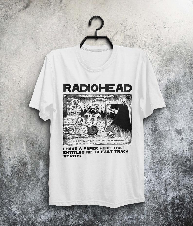 

I have paper hear Radiohead Band T shirt Gift for men, women Unisex T shirt XXL