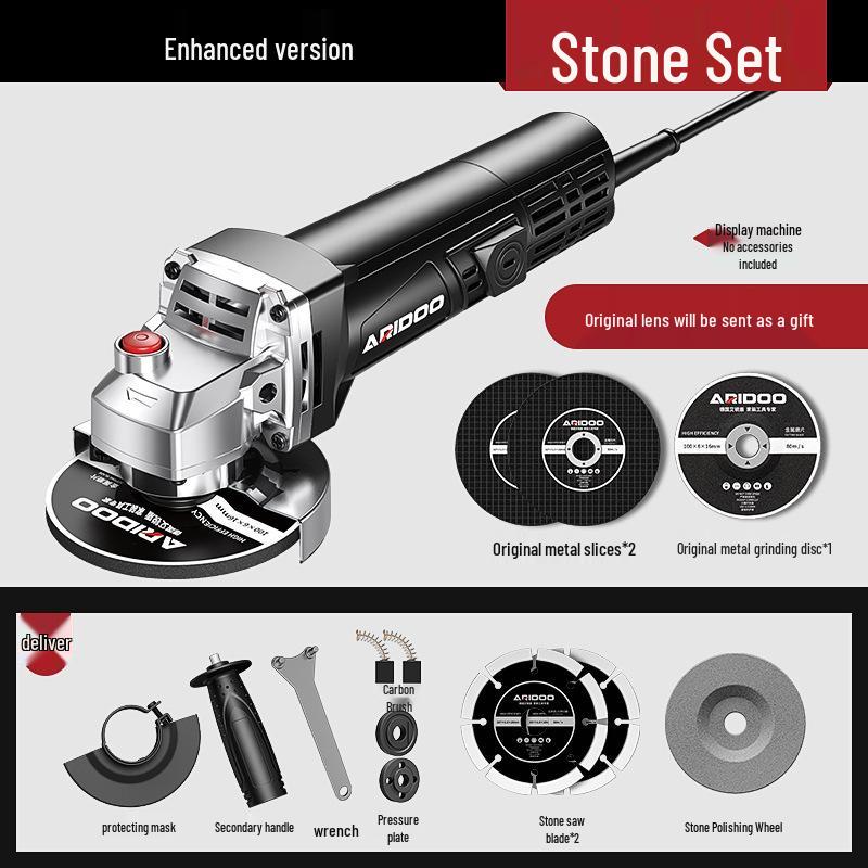 Német Multifunkcionális Sarokcsiszoló: Otthoni és ipari használatra köszörüléshez, polírozáshoz és vágáshoz.