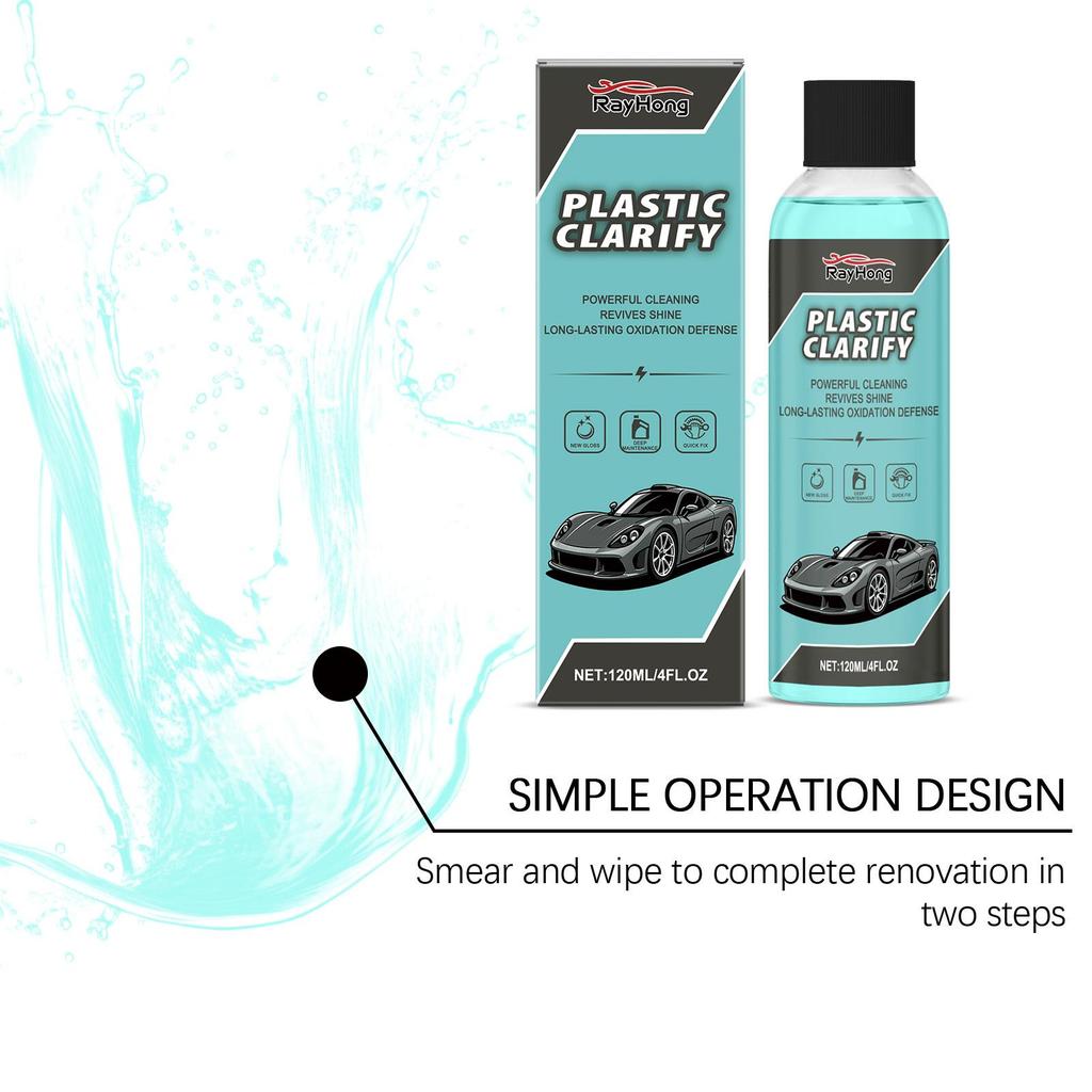 RAYHONG Automotive Plastic Renovator Interior Cleaning Degreasing Dust Polishing Brightening Maintenance Renovator