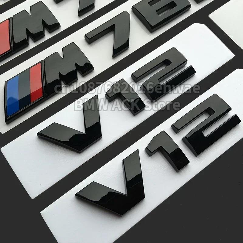 For BMW M Power New Emblems Badge Logo M135d M145d M145i M240d M240i M340d M340i M440d 4M40i M550i M760Li ABS Rear Logo