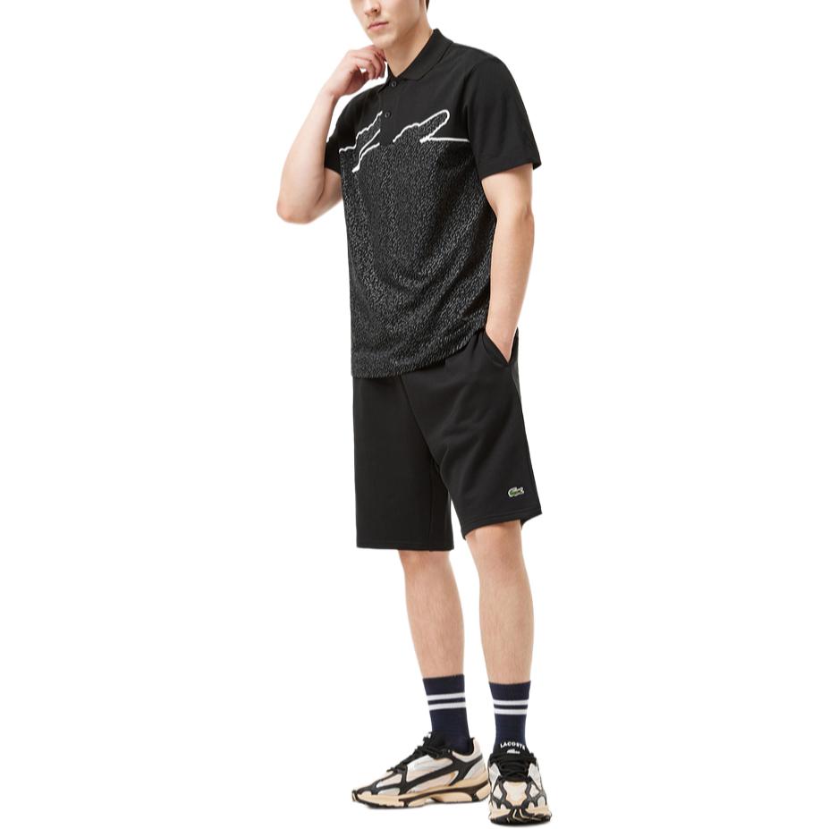 LACOSTE Polo Shirts Men's Black Moderate PH3325-031