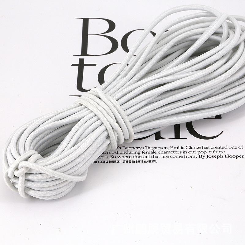 2.5mm High Elasticity Colorful Elastic Rubber Cord