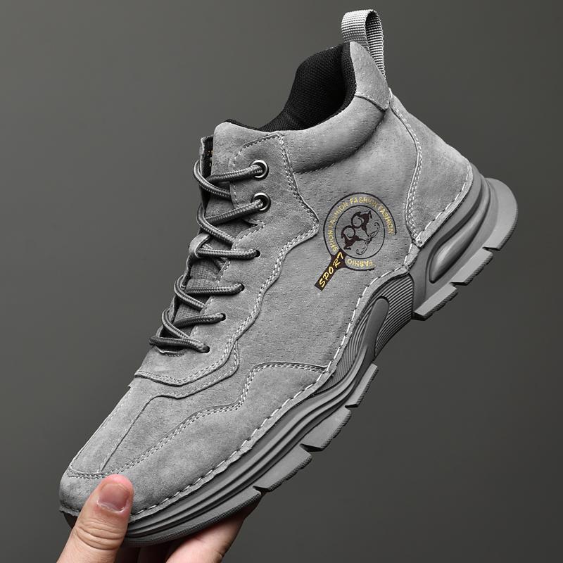 Fashion Winter Footwear New Men's Cotton Shoes Platform Outdoor Leisure Sports Shoes Fashion Loafers Breathable Soft Soled Men's Shoes
