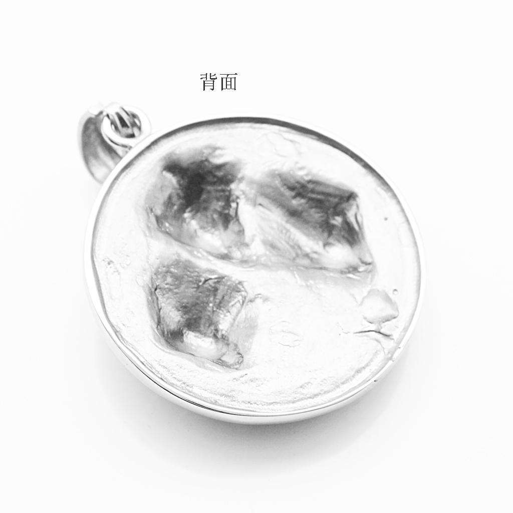 Rock Punk Üç Ejderha Başı Yuvarlak Kalkan Kolye Kolye Takı Erkekler için