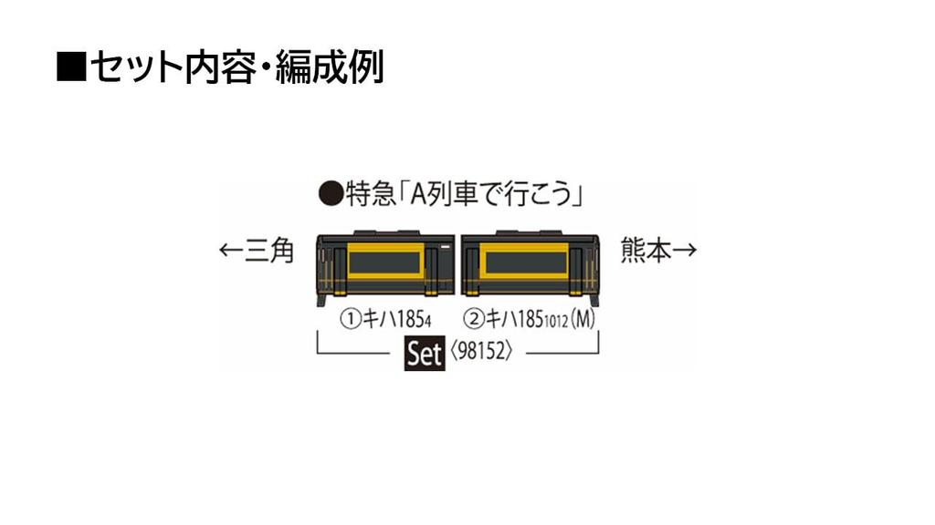 Tomytec TOMIX N Gauge JR Kiha 185 Series Diesel Car Model Train 98152 "A-Train" Set,