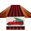 Christmas Decoration Table Runner Linen Table Runner Home Kitchen Restaurant New Year Dinner Anti -Fouling Table Runner