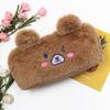 Plush Bear Adorable Pen Bag With Large Storage Space For Children Teens And