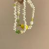 2pcs/set Exquisite Pear Bead Bracelet Sweet Bohemia Hand Chain Creative Fruit Stacked Bracelet  Gift