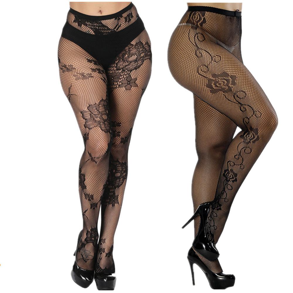2 Paar Übergröße Netzstrümpfe Damen Sexy Dessous Damen Erotische Dessous Sex Bodystocking Große Größe Netz Damen Strumpfhose