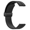 For Huawei/Samsung Universal 22mm Smartwatch Strap Magnetic Folding Buckle Silicone Band