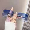 Y2k Fashion Square Eyewear With Uv400 Antireflective Coating For Travel And Outdoors