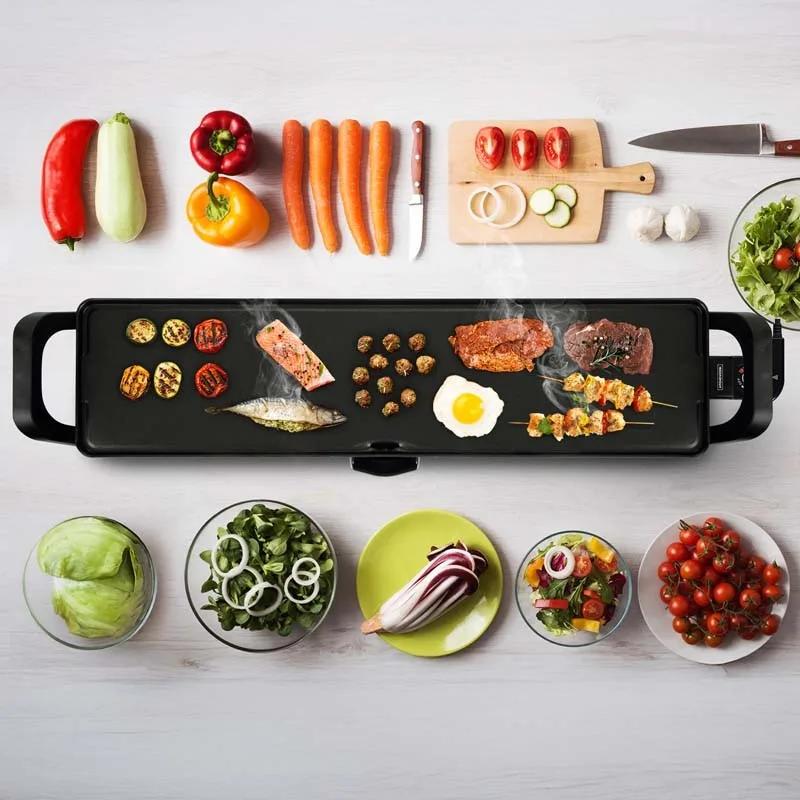 Kitchencook - K-pan100 - XXL Electric Griddle - 1800 W - Surface 100 × 23 Cm
