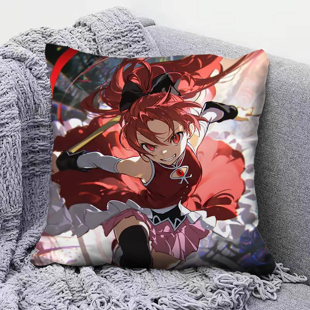 kyoko sakura The Puella Magi   Pillow Covers, Home Sofa Cushion Covers and Aecorative Custom